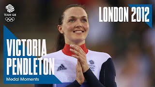 Victoria Pendleton Keirin Gold  London 2012 Medal Moments [upl. by Adneral]