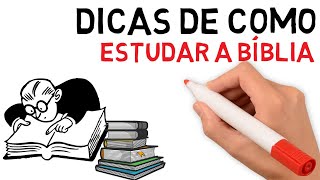 13 dicas de Como ESTUDAR a BÍBLIA  55 [upl. by Kelula]