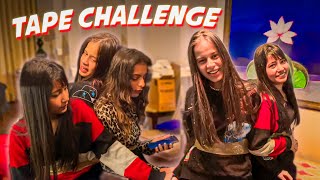 Tied up with TAPE CHALLENGE 3  LR7 Girls Gaming House  Husna YT [upl. by Barfuss828]