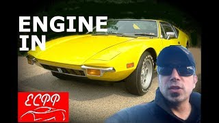 Engine Installed Finally  DeTomaso Pantera Project [upl. by Hesketh]