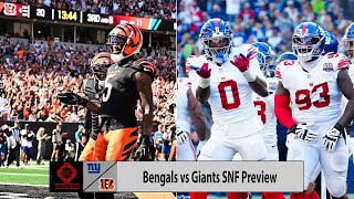 Cincinnati Bengals vs New York Giants SNF Preview and Predictions October 13 2024 [upl. by Anrak]