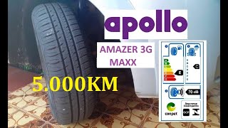 Pneu Apollo Amazer 3g maxx aos 5000km Primeiras impressões [upl. by Dzoba]