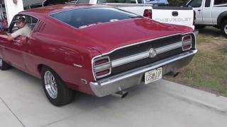 Recording a 69 Torino muscle car  modified with over 500 horse power [upl. by Akeemat544]