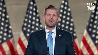 WATCH Eric Trump’s full speech at the Republican National Convention  2020 RNC Night 2 [upl. by Irakab]