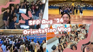 SFP August 24 Orientation Vlog [upl. by Fina]