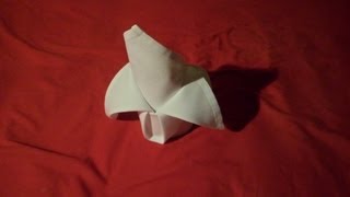 How To Fold Napkins  Crown Fold Napkin Folding [upl. by Lisetta]