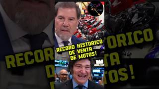 RECORD HISTÓRICO VENTA DE MOTOS argentina milei casta parati motos economia [upl. by Hutchinson]