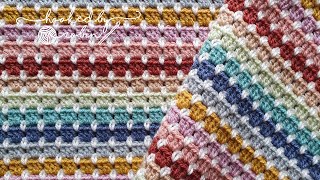 How to Crochet the Block Stitch 🧶 [upl. by Henleigh]