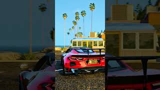 Chevrolet Corvette C8 in GTA 5 Graphics Mod🔥shorts [upl. by Ralleigh]