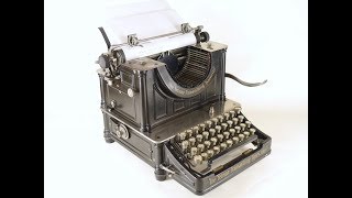 Yetman Morse Code Transmitting Typewriter 1908 電信用 モールス信号タイプライター [upl. by Resarf]