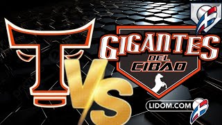 TOROS DEL ESTE VS GIGANTES DEL CIBAO  RESUMEN DEL 24 DE OCTUBRE [upl. by Dirgis42]