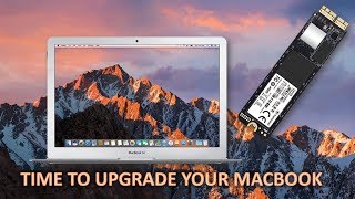 Macbook air 2017 ssd upgrade and installation [upl. by Adnohsirk488]