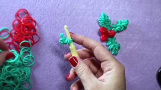 RAINBOW LOOM CHRISTMAS  10 BEST CHARMS WITHOUT A LOOM [upl. by Tiossem933]