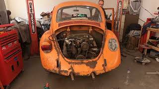 1974 VW Beetle 1303 first start after 31 years [upl. by Niveb]