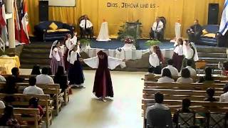 la gloria postrera medley2 por DANZA MESIANICA SHALOM [upl. by Ynaitirb]