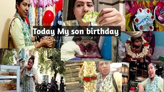 Today my son birthday  ಇಂದು ನನ್ನ ಮಗನ ಹುಟ್ಟುಹಬ್ಬ  Reshma kannada vlog [upl. by Emoreg]