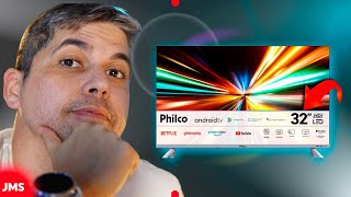 Testei a Smart TV 32 Philco LED com Android Excelente CustoBenefício [upl. by Shererd387]