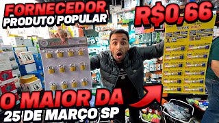 O MELHOR FORNECEDOR DE UTILIDADES PRODUTOS POPULARES DA 25 DE MARÇO [upl. by Ester]