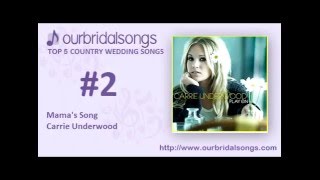 Top 5 Country Wedding Songs [upl. by Anirrok]