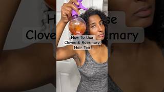 ✨STOP HAIR SHEDDING W CLOVE amp ROSEMARY TEA✨ hairgrowth hairloss hairtutorial shortsviral tea [upl. by Jenica]