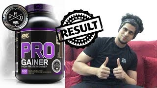 ON Pro gainer result  Honest Review [upl. by Yanttirb]