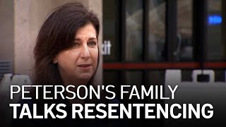 WATCH Scott Petersons SisterinLaw Reacts to His Resentencing [upl. by Siouxie]