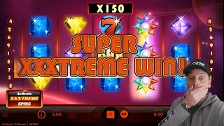 Starburst Xxxtreme HUGE 150x win on FIRST SPIN [upl. by Alema931]