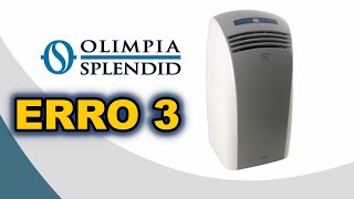 Ar Condicionado Portátil Olimpia Splendid Código Erro 3 [upl. by Lleihsad12]