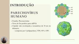 Norovírus e Parechovírus Detecção viral em fezes de crianças com gastroenterite aguda em Salvador [upl. by Eerbua]