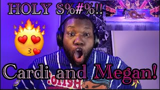 Cardi B  UpWAP feat Megan Thee Stallion  Live From The 63rd Grammy Awards 2021  Reaction [upl. by Amoakuh]