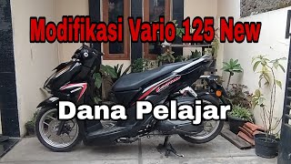 Review Modifikasi Vario 125 New Gen 1  Modifikasi Simpel Dana Pelajar vario125 motovlog [upl. by Llemor361]