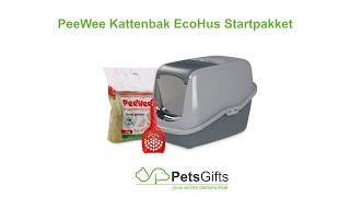 PeeWee Kattenbak EcoHus  Nieuwste generatie kattenbaksystemen [upl. by Bonaparte]