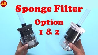 DIY Sponge Filter for Gravel amp Bare Bottom Aquariums [upl. by Imeka]