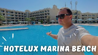 Коротко про  HOTELUX MARINA BEACH 4  Египет ХУРГАДА 2023 [upl. by Ahsiaa836]