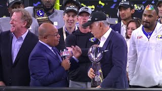 Super Bowl LVI Trophy Presentation for Los Angeles Rams [upl. by Isacco]