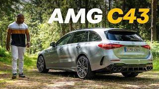 NEW MercedesAMG C43 Estate A BUDGET RS6  4K [upl. by Seth819]