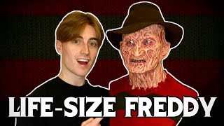 Unboxing the ULTIMATE Freddy Krueger Collectible  LifeSize Statue by Suckface Studios [upl. by Arelc]