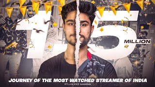 The LoLzZzGaming Edit 🔥  Journey Of the Most Watched Streamer  0 to 15M Subs Journey [upl. by Neo]