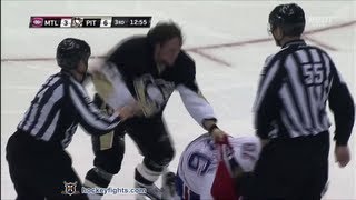 PK Subban vs Brenden Morrow Apr 17 2013 [upl. by Erdda]