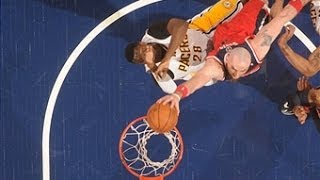 Marcin Gortat Dunks on Ian Mahinmi [upl. by Nolham]