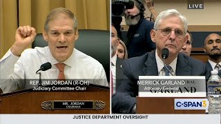 VIRAL Jim Jordan vs Merrick Garland [upl. by Lucey]