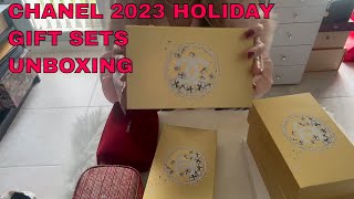 Chanel Unboxing Holiday Gift Sets For 2023 [upl. by Festa]