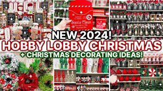 2024 HOBBY LOBBY CHRISTMAS DECOR SHOPPING GUIDE SNEAK PEEK 🎄  Christmas Decorating Ideas [upl. by Eisdnyl]