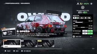 NFS Unbound Broken op B class Volkswagen Golf GTI [upl. by Loyce629]