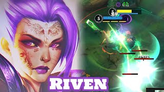 Wild Rift Riven  Top 1 Riven Gameplay Rank Grandmaster [upl. by Dranrev]