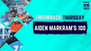 Trowback Aiden Markrams unforgettable 100 [upl. by Farlay]