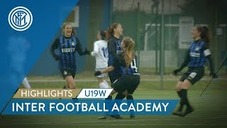 HIGHLIGHTS  INTER WOMEN U19  Inter Football Academy [upl. by Eppesiug]