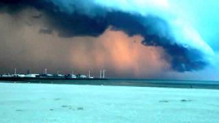 storm op strand aan zee Knokke 05082013 [upl. by Constanta]