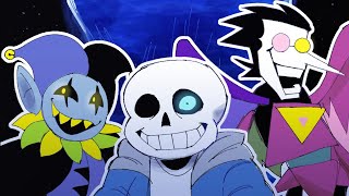 Fighting Sans Jevil and Spamton ALL AT ONCE [upl. by Larimore690]