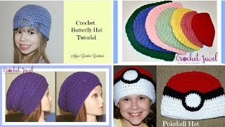 Crochet Hat Patterns  Easy StepbyStep Tutorials [upl. by Winter]